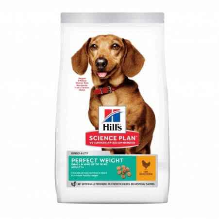 Croquettes Hill's Science Plan Canine Perfect Weight Small Mini Poulet Sac 1,5 kg