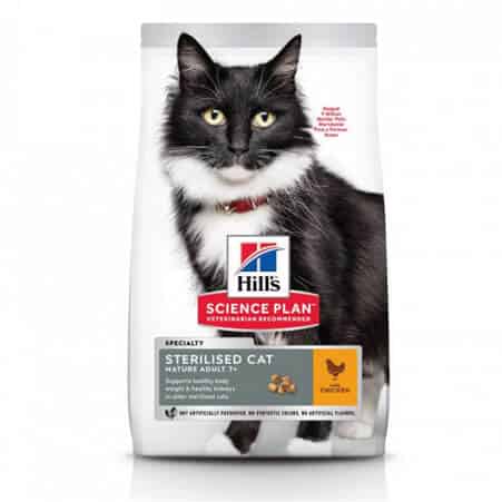 Croquettes Hill's Science Plan Feline Adult Sterilised 7+ au poulet pour chat