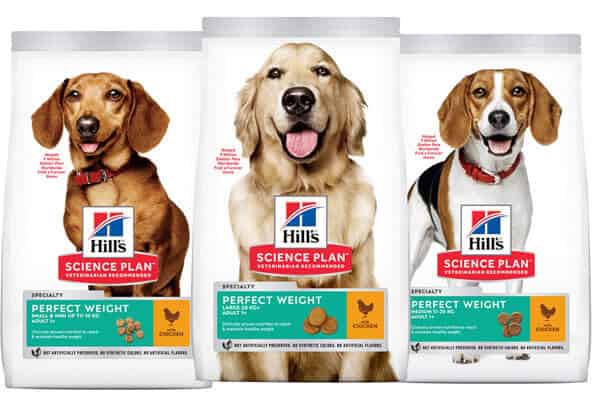 Les aliments Hill’s Science Plan pour votre chien ou votre chat stérilisé