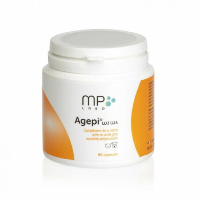 Agepi Omega 3 et 6 Compléments alimentaires pour pelage chiens et chats