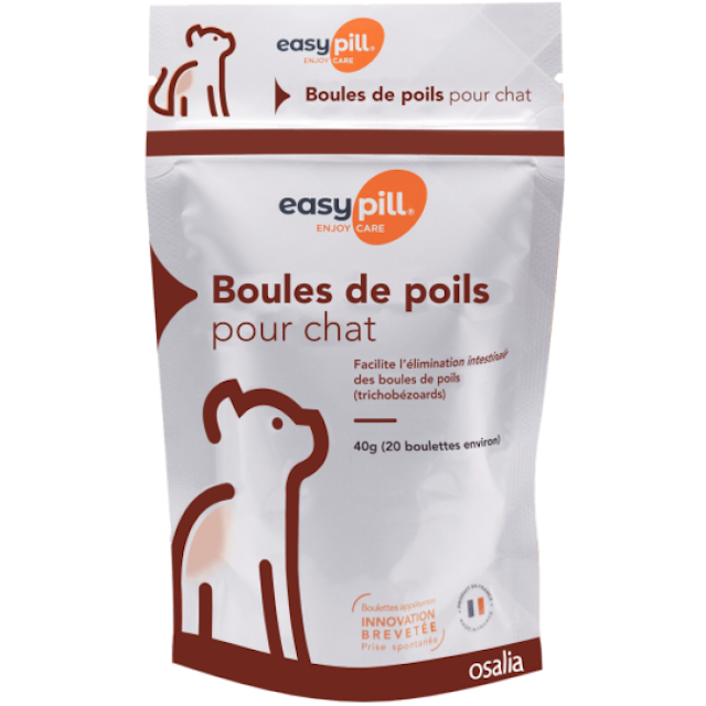 Easypill Boules de poils Compléments alimentaires pour digestion chats