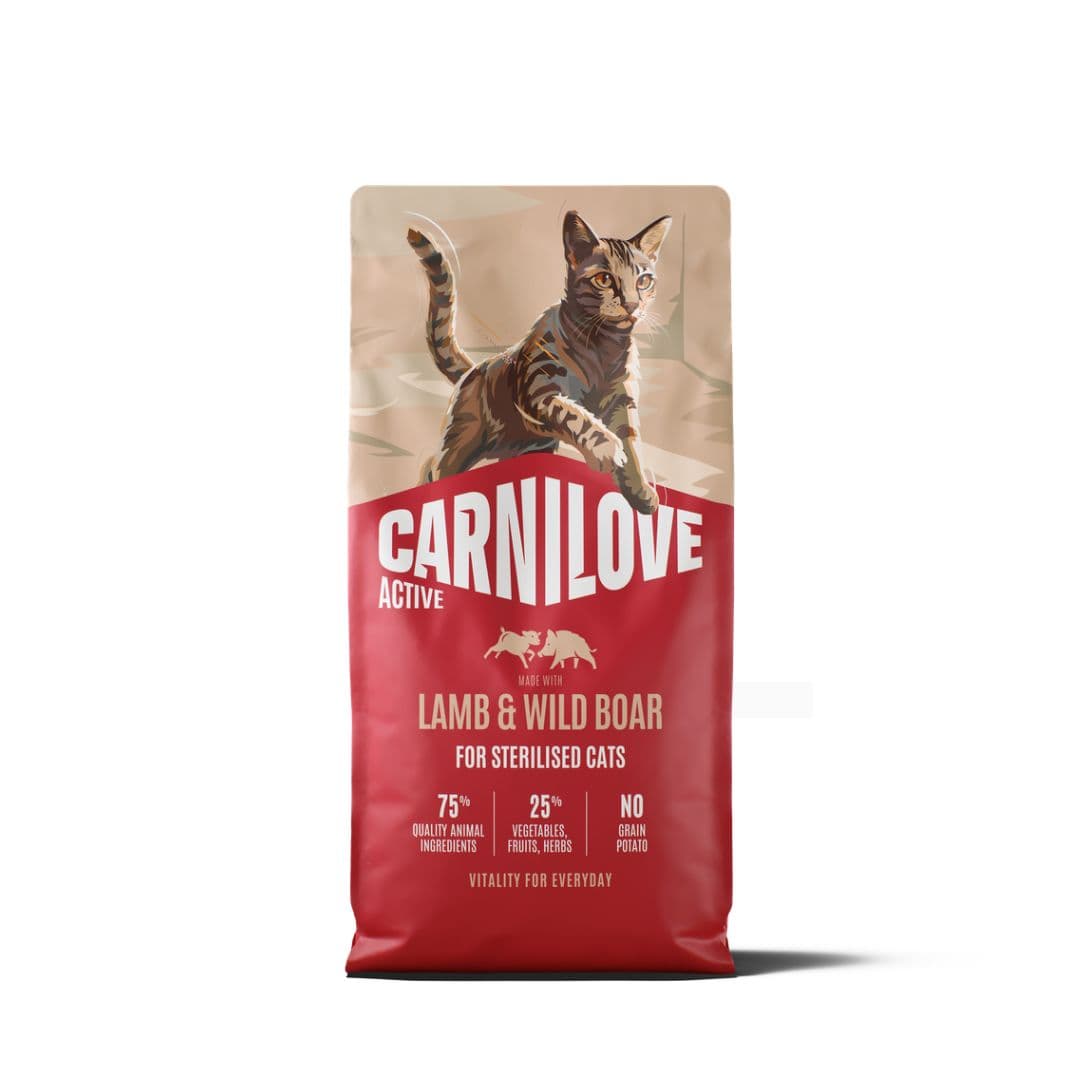 Carnilove Active pour chat stérilisé - Agneau / Sanglier sauvage