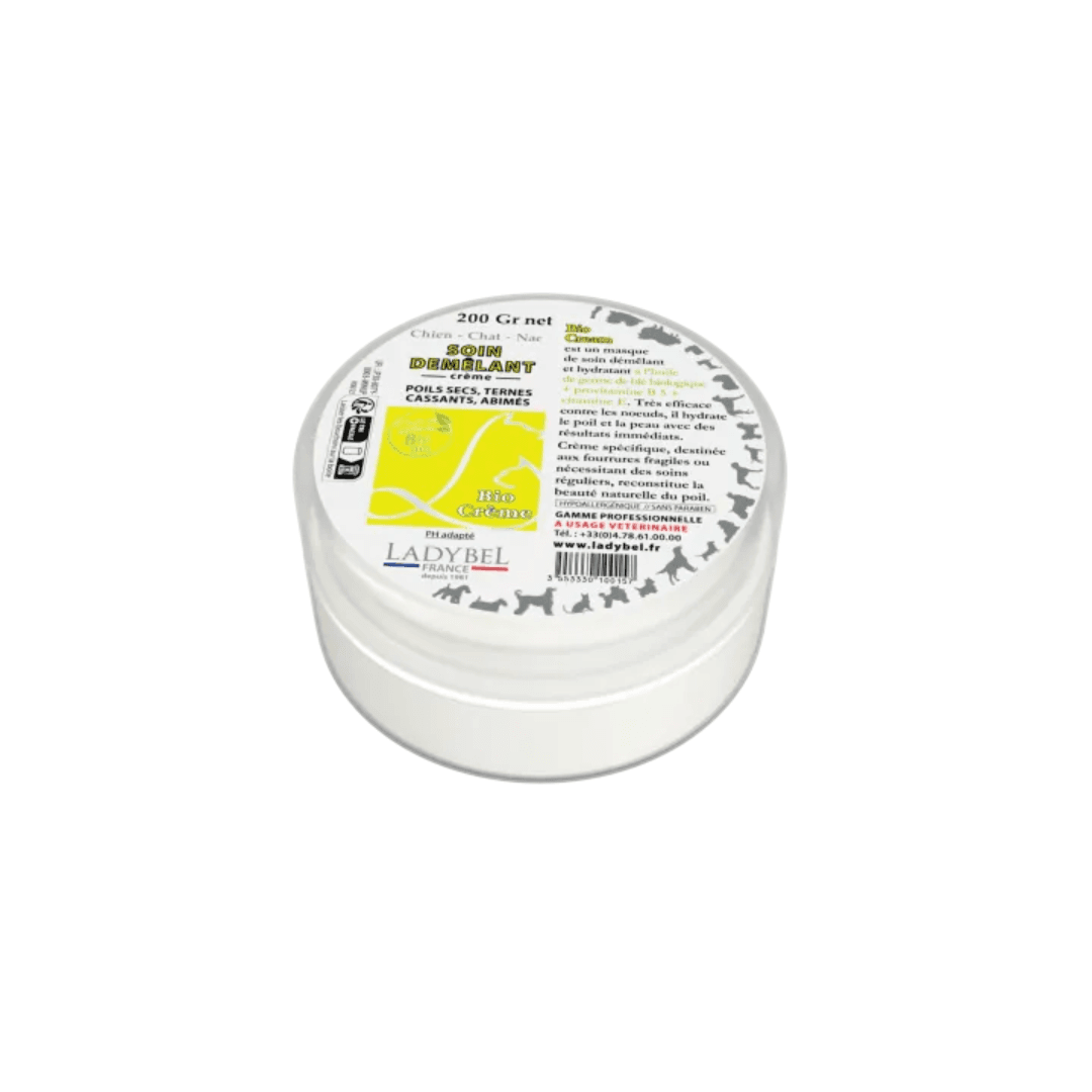 Crème démêlante Bio Cream Ladybel chien et chat