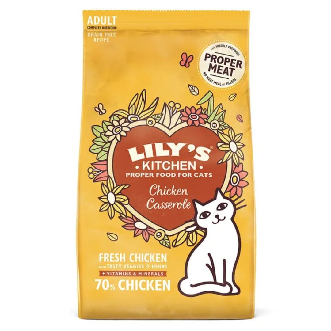 Lily's Kitchen pour chat adulte - Sans céréales au poulet