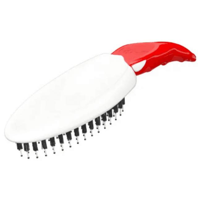 Brosse démêlante Duo Bristle-pro Foolee pour poils longs ou mi-longs