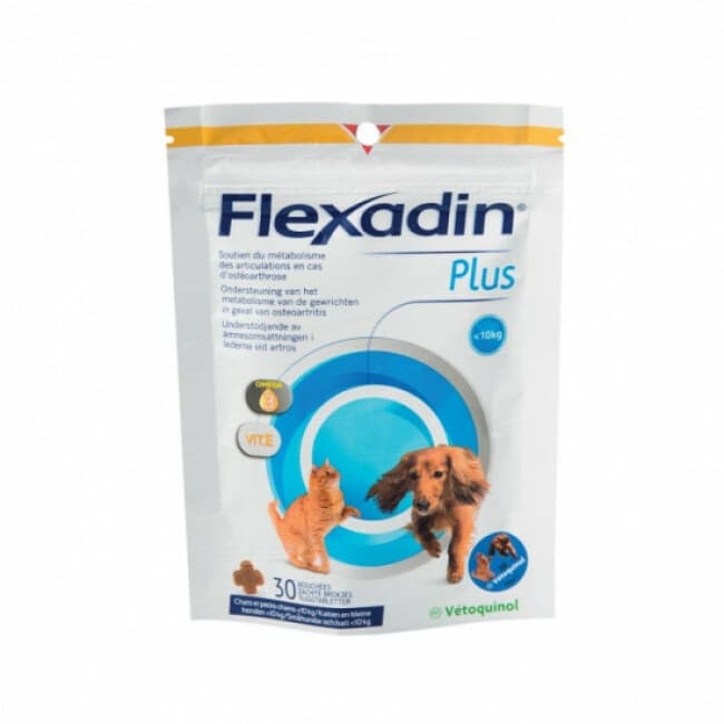 Flexadin Plus Mini articulations pour petit chien et chat - 10 kg