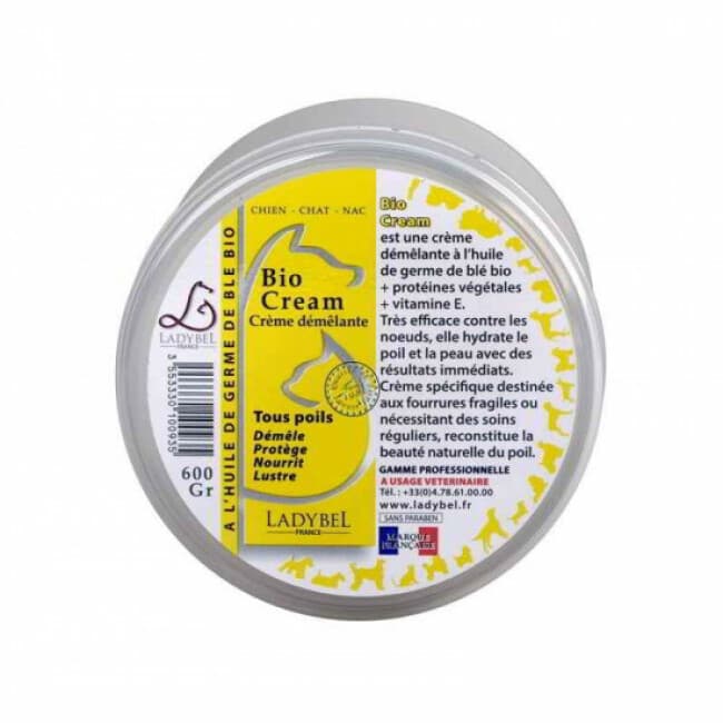 Crème démêlante Bio Cream Ladybel chien et chat