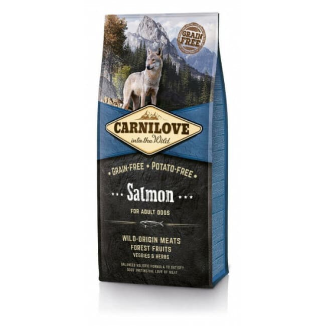 Croquettes Carnilove saumon pour chien adulte