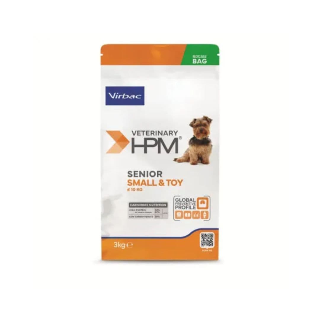 Croquettes Virbac HPM Senior Small & Toy pour chien