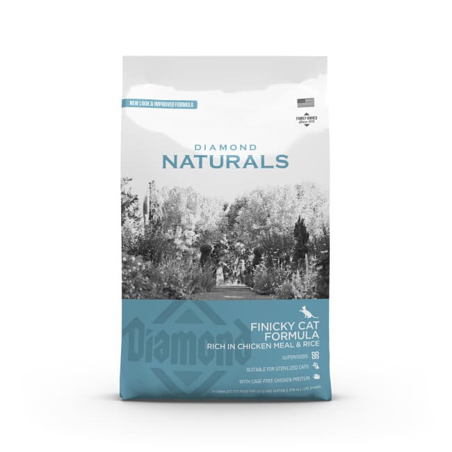 Diamond Naturals Finicky Cat Formula au poulet pour chat stérilisé ou difficile