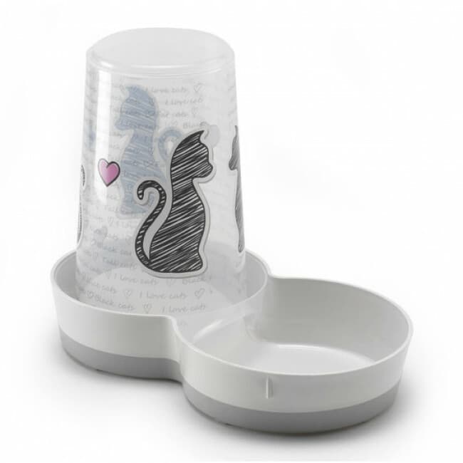 Distributeur d'eau et de nourriture pour chat Cats in Love Anka