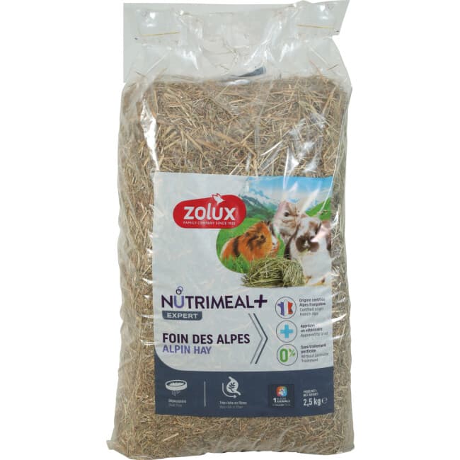 Foin Alpages Premium Zolux pour rongeurs