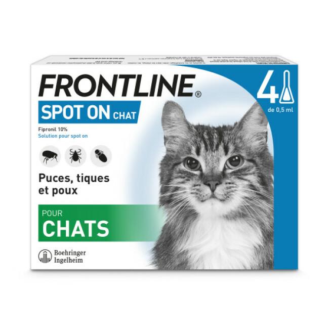 Frontline Spot On soin antiparasitaire pour chats