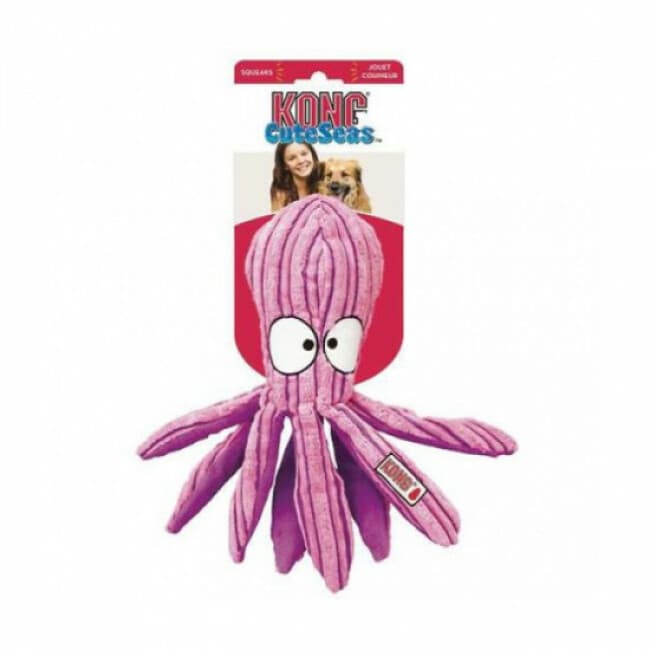 Jouet couineur en velours KONG Cuteseas pour chien