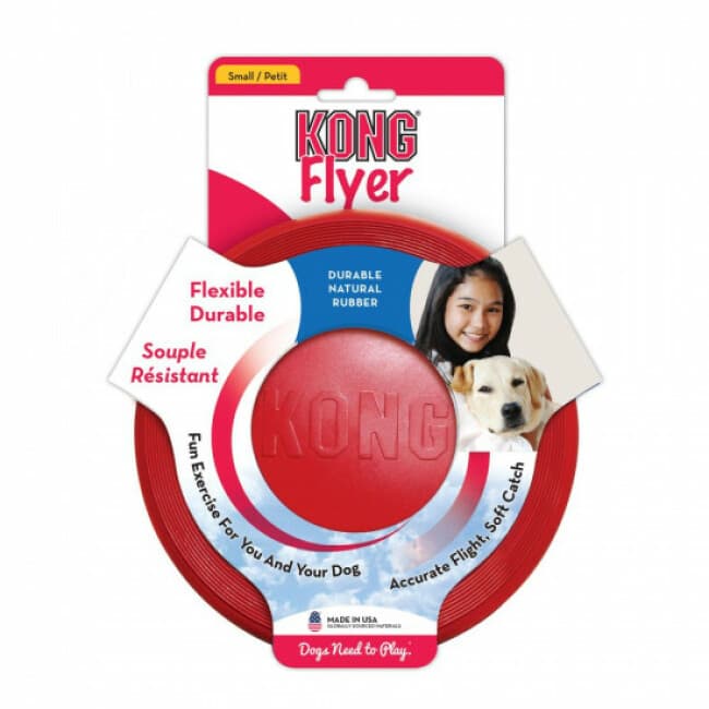 Jouet Frisbee KONG Flyer pour chiens