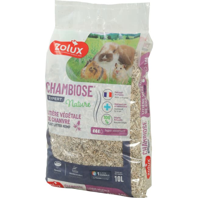 Litière chambiose absorbante Zolux pour rongeur