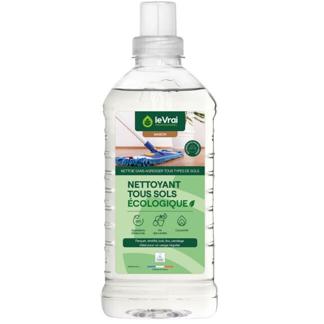 Nettoyant Tous Sols écologique Le Vrai Professionnel