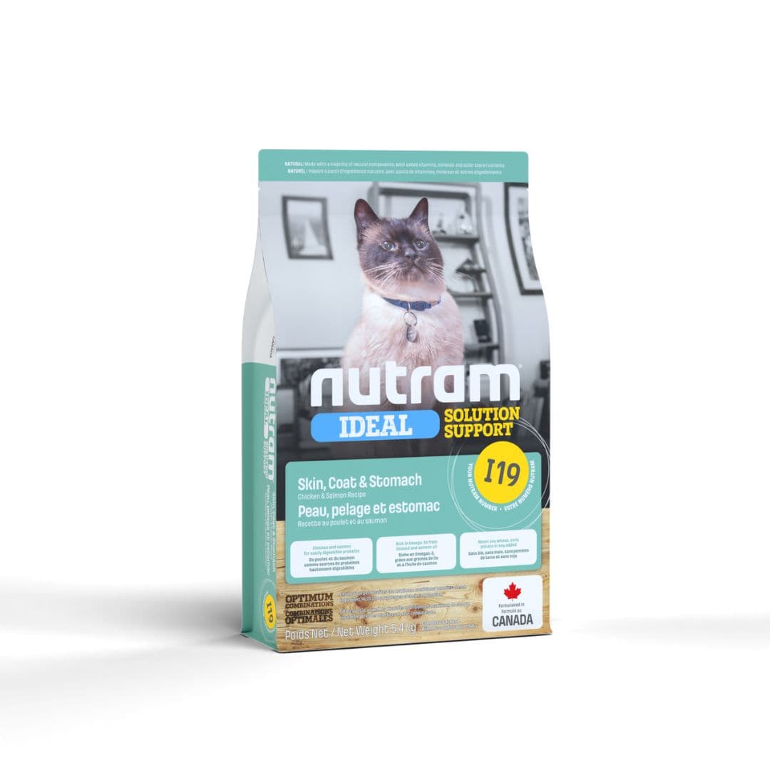 Nutram Ideal I19 Chat Skin Control