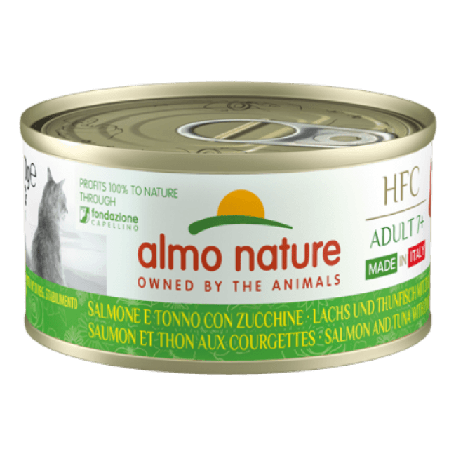 Pâtée pour chat senior Almo Nature HFC Complete Adult 7+ Made in Italy Grain Free
