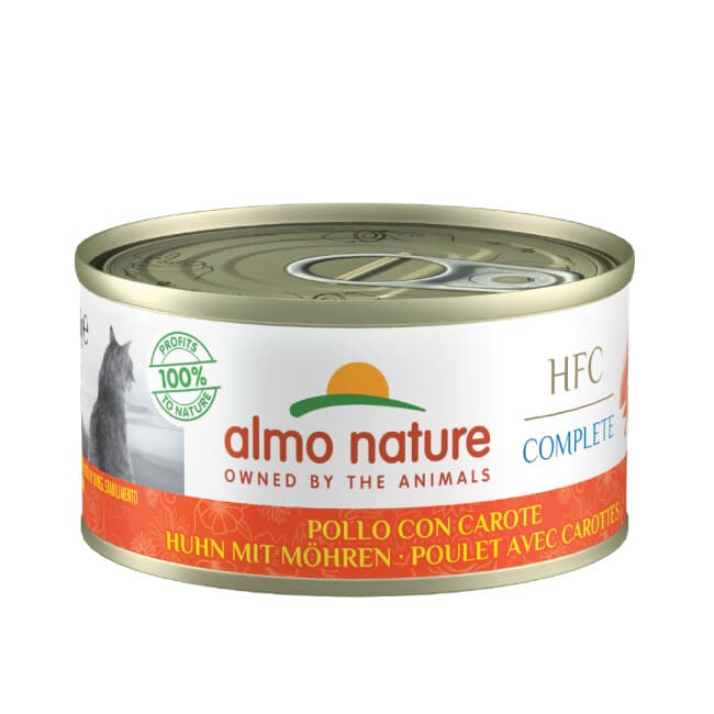 Pâtée sans céréales pour chat Almo Nature HFC Complete Boîte 70 g
