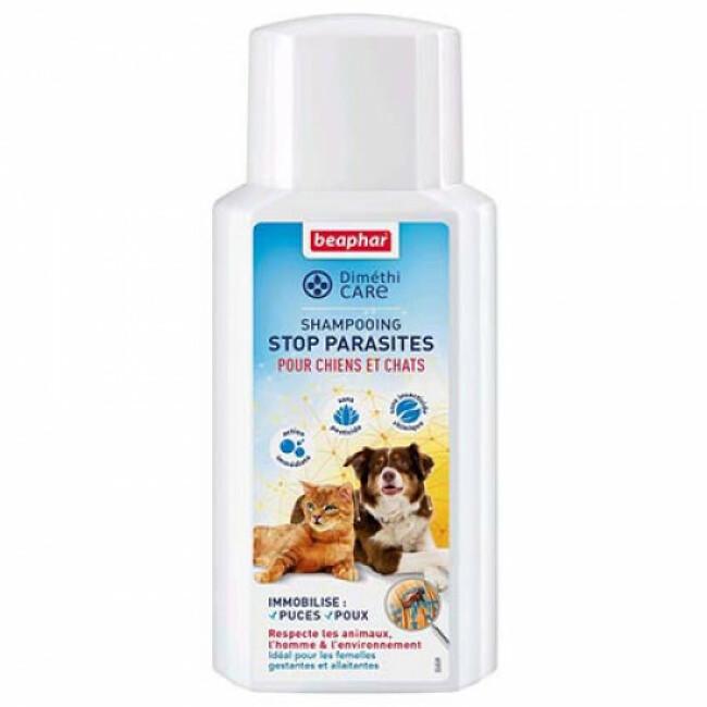 Shampooing DiméthiCARE stop parasites Beaphar Chiens & Chats 200 ml