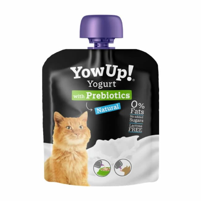 YowUP Natural pour chat - Yaourt écrémé naturel avec prébiotiques
